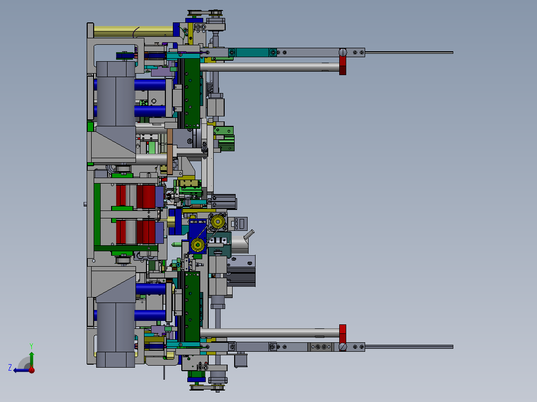 12pin的USB组装生产线设  附IGS右视图
