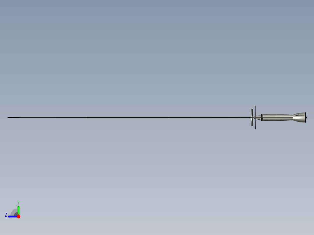 西班牙剑杆右视图