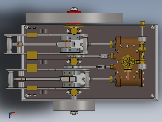 台式蒸汽机over-crank-type-steam-engine-模型格式为 sw俯视缩略图