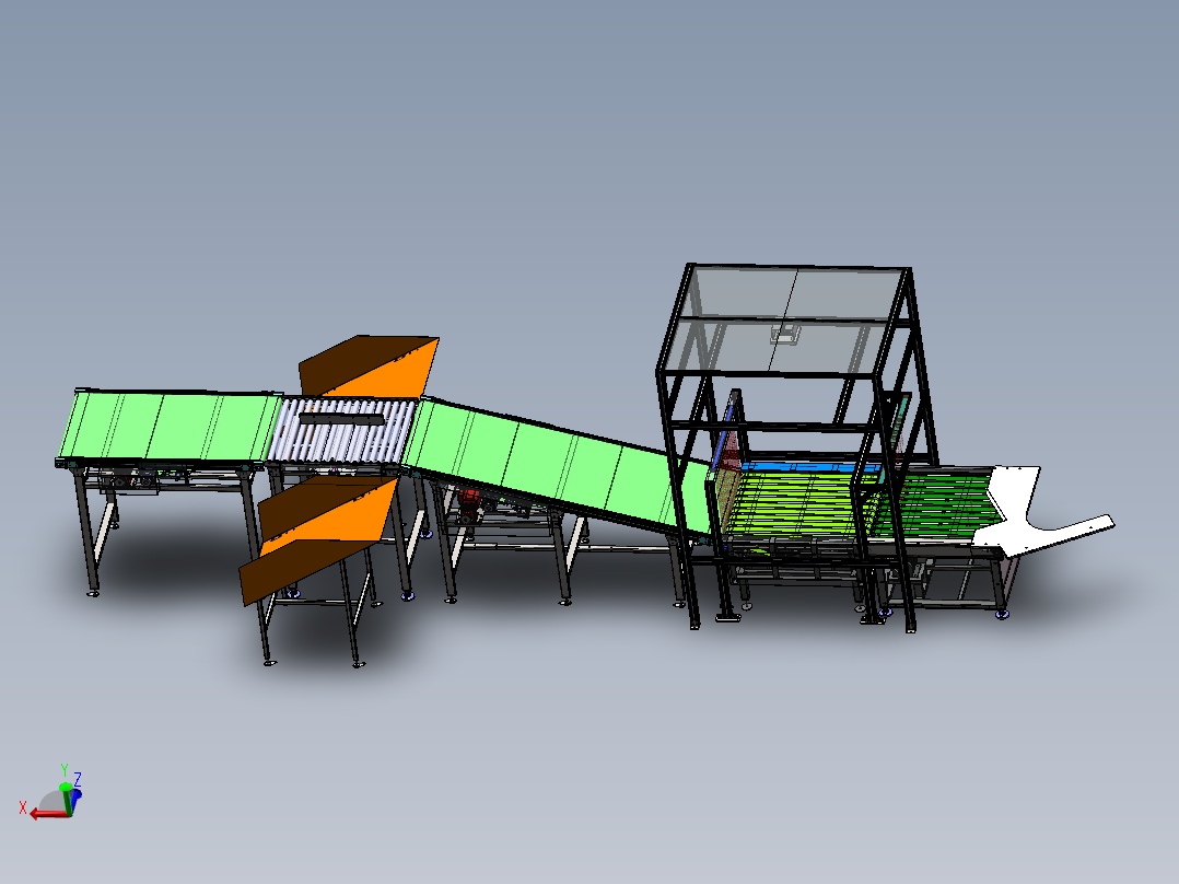 DWS(尺寸测量、称重、扫描系统）一体化设备  sw21