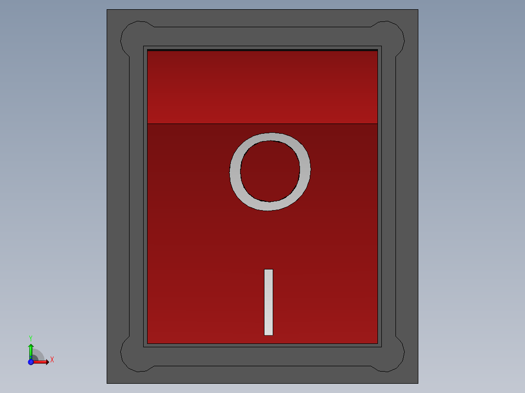 船型开关KCD4-201N_RK1红色