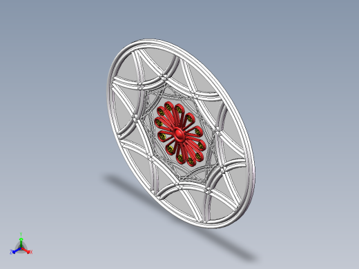 木雕图案、斜齿轮正等轴测缩略图