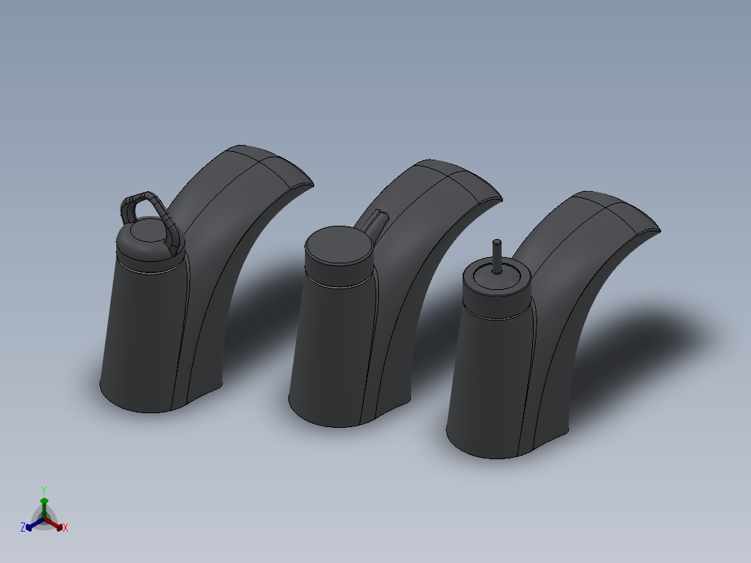 水龙头正等轴测图