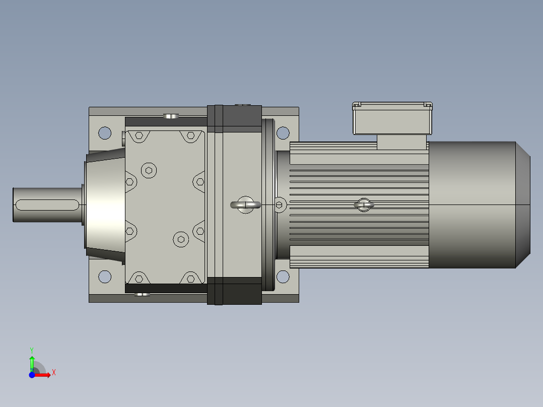 SEW电机R97DV132S4-BMG前视图
