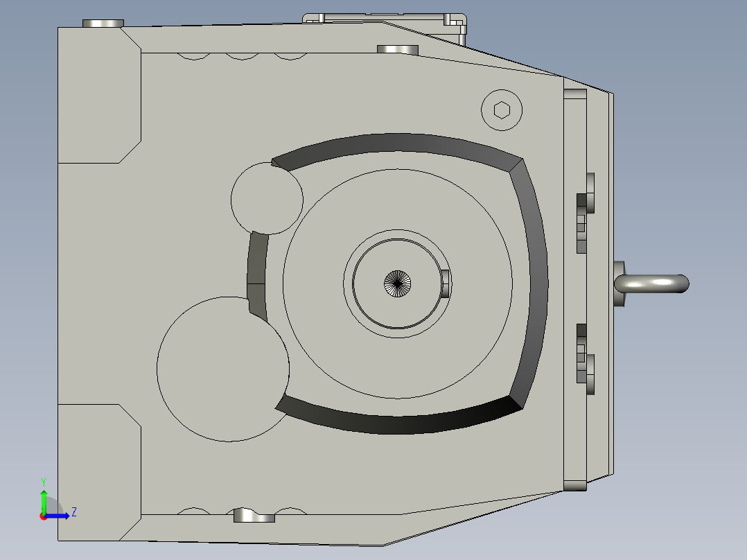 SEW电机R97DV132S4-BMG左视图