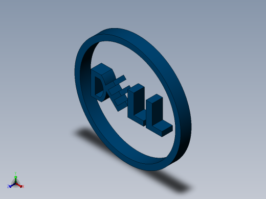 戴尔徽标21正等轴测缩略图