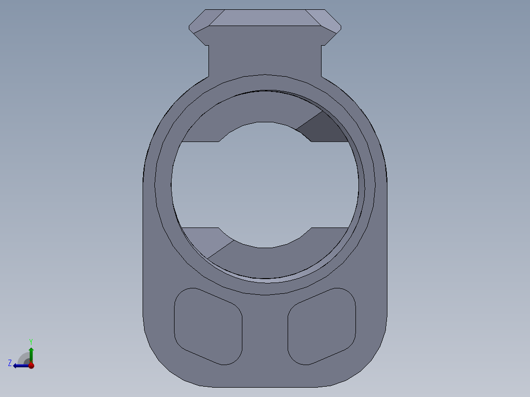 308温彻斯特步枪栓动式机匣右视图
