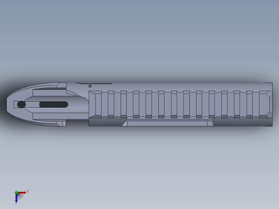 308温彻斯特步枪栓动式机匣俯视图