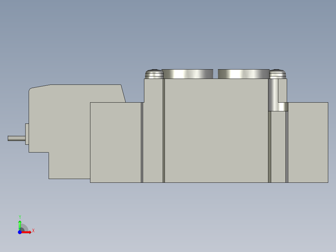 SY7120-5G-01-电磁阀(模型未改-不带托架-SMC前视图