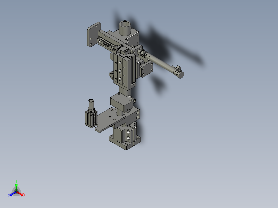 JALD23-4-铁片上料-Z-01正等轴测图