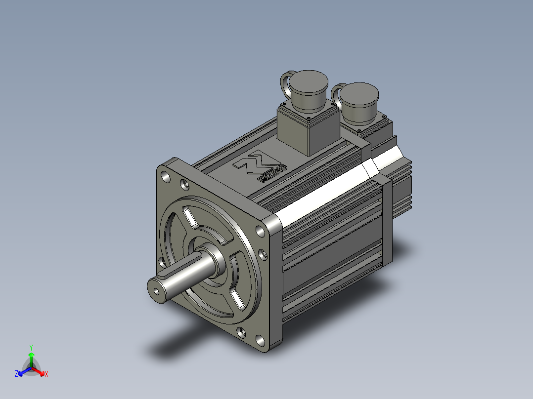 110-180系列伺服电机110ST-M02030主视图