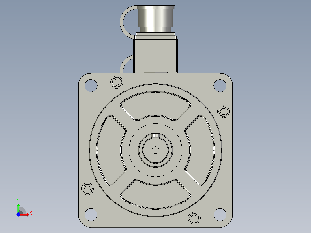 110-180系列伺服电机110ST-M02030前视图