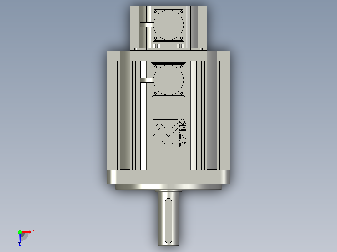 110-180系列伺服电机110ST-M02030俯视图