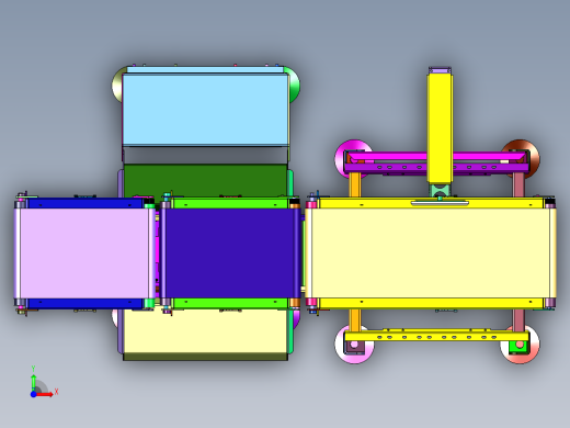 输送带在线称重结构前视缩略图