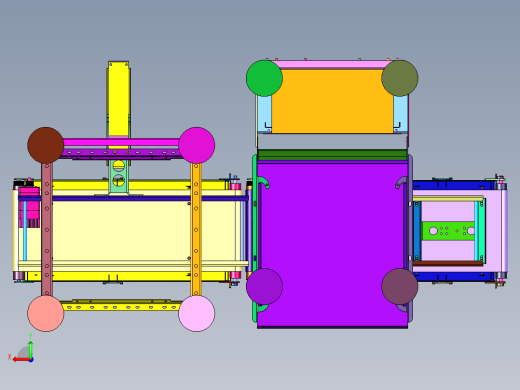 输送带在线称重结构后视缩略图
