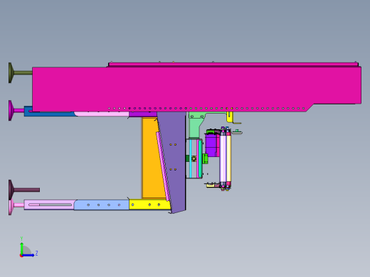 输送带在线称重结构左视缩略图