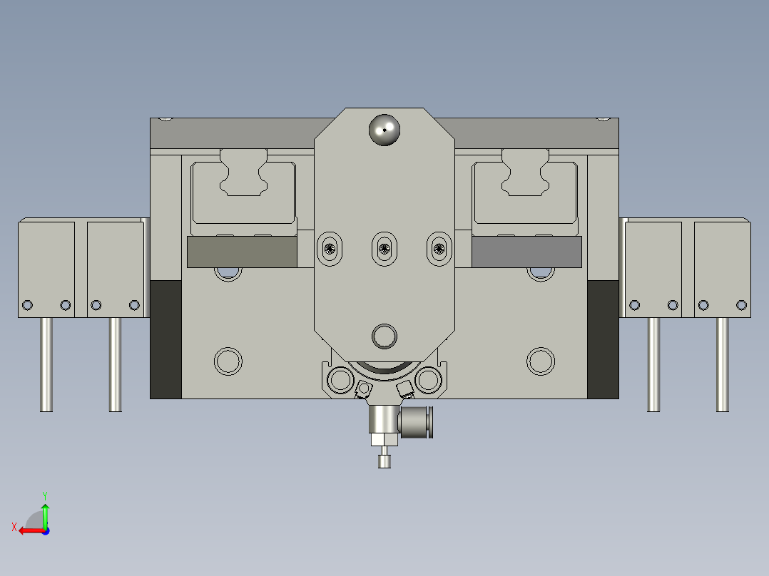 夹具精定位组件1006-112345610后视图