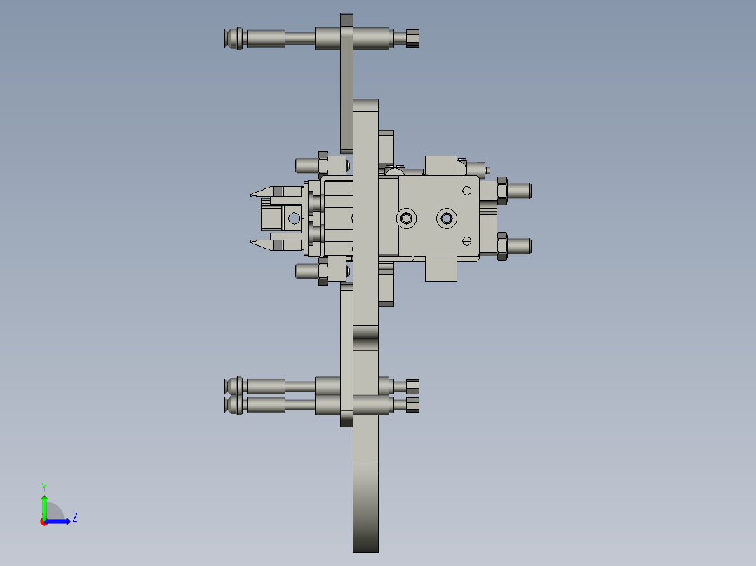 吸头模组左视图