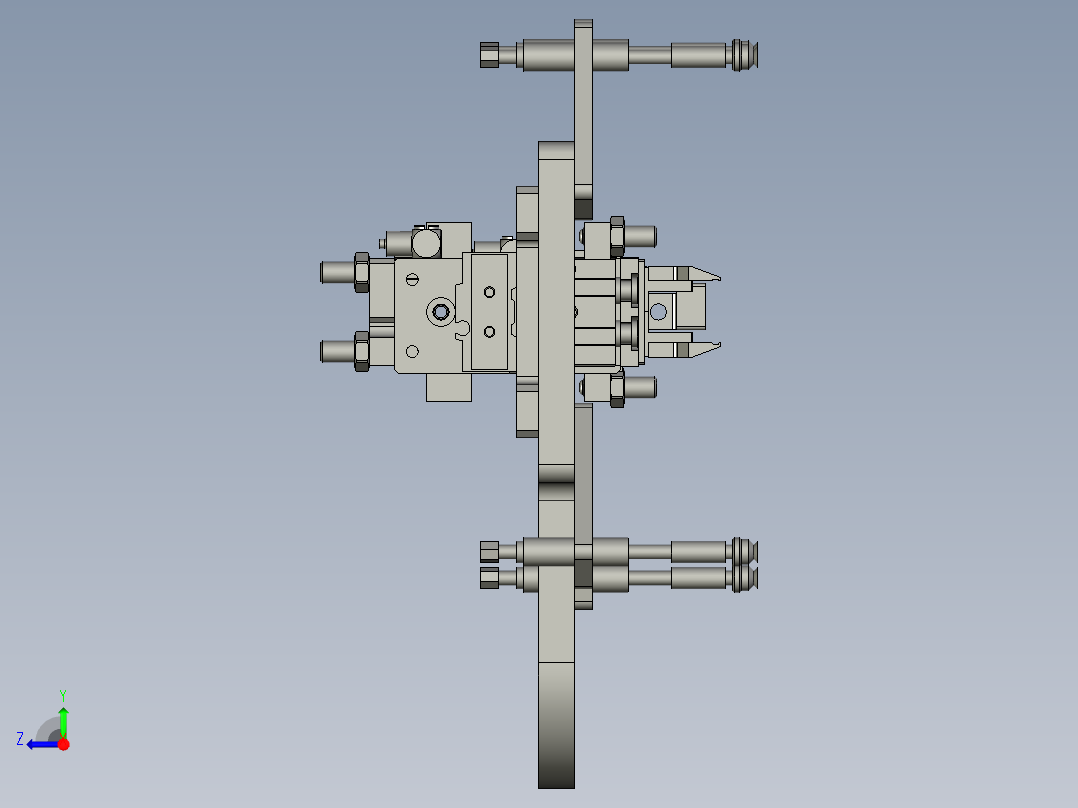 吸头模组右视图