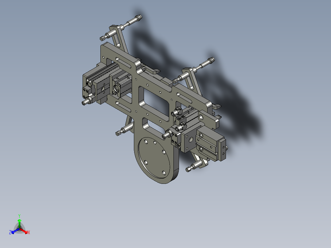 吸头模组正等轴测图