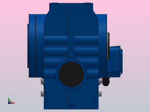 SAZ77R37组合式斜齿-蜗轮蜗杆减速机SAZ77R37-Y1.1-4P-219-M1-0°-B前视缩略图