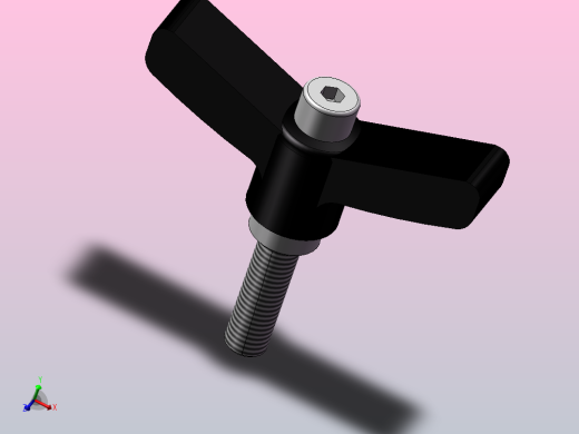 蝶形固定把手CLDMCH6_20_B