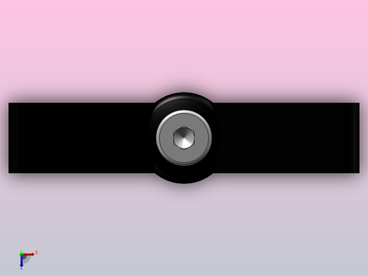 蝶形固定把手CLDMCH6_20_B俯视缩略图