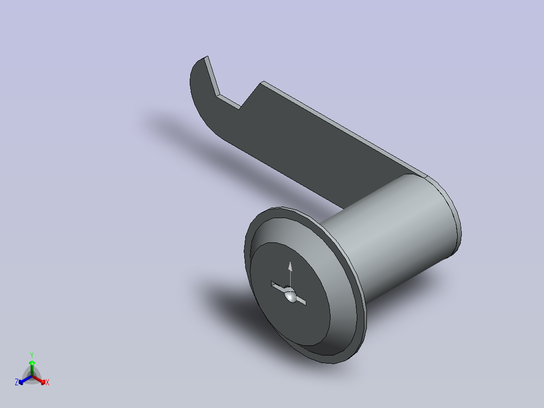 锁芯正等轴测图