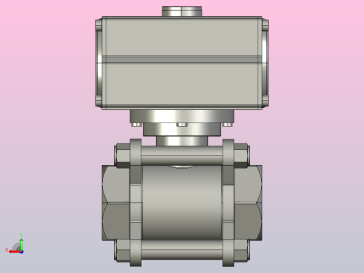 8款气动内螺纹球阀后视缩略图