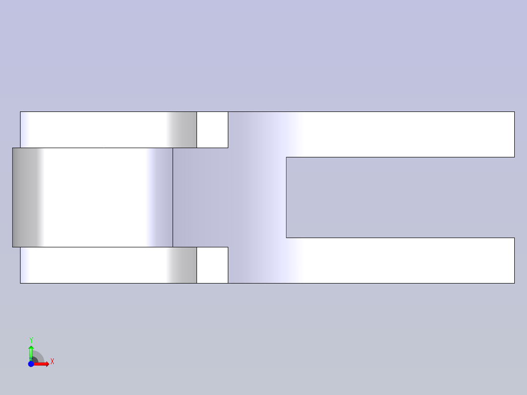 可调节的滑动杠杆前视图