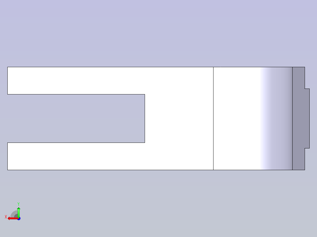 可调节的滑动杠杆后视图