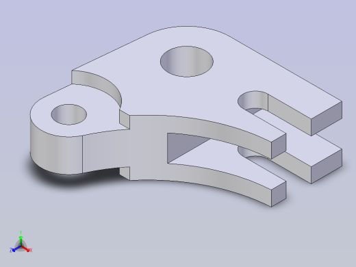 可调节的滑动杠杆正等轴测缩略图