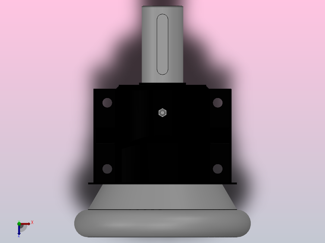 STO╱STW75基座式安全卡盘[STO／STW75]俯视图