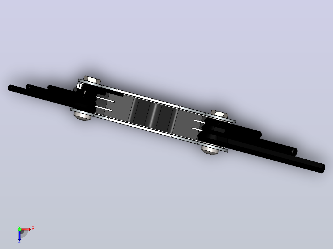 英制艾伦扳手套件俯视图