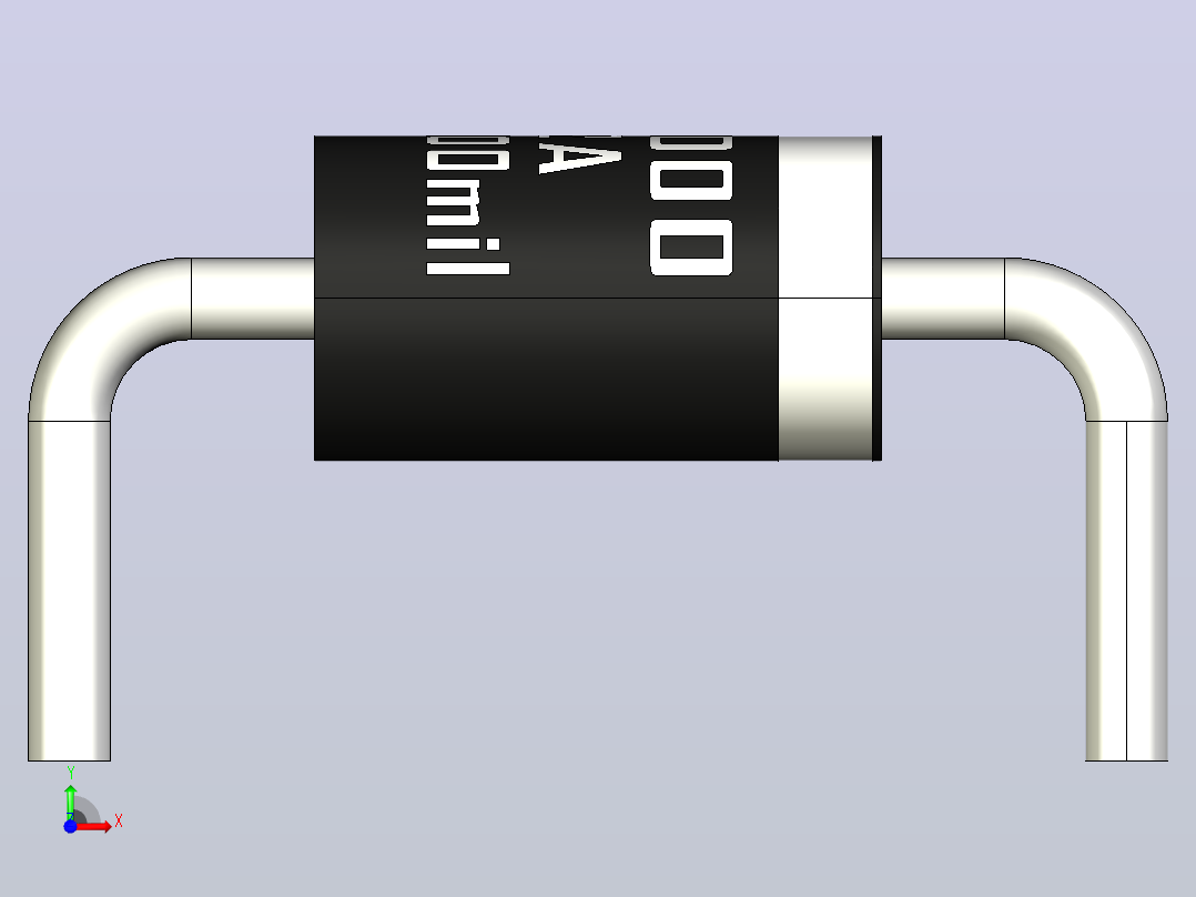 轴向二极管外壳D2A_Min_500mil_rev1.0.zip.zip前视图