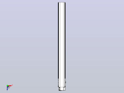 皮带直线轴半封闭可选导轨TPA-HNB-202D-140-L1950-RP-Y-P75-N3俯视缩略图