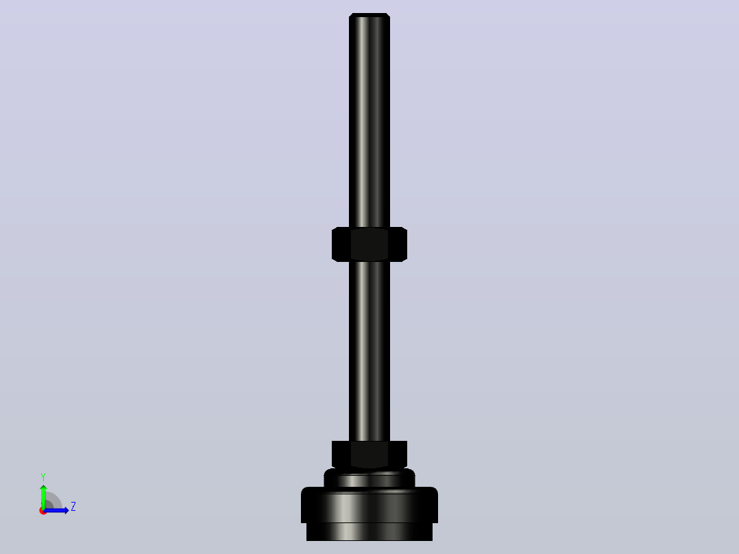 脚杯WAK03-D40-M12-L125左视图