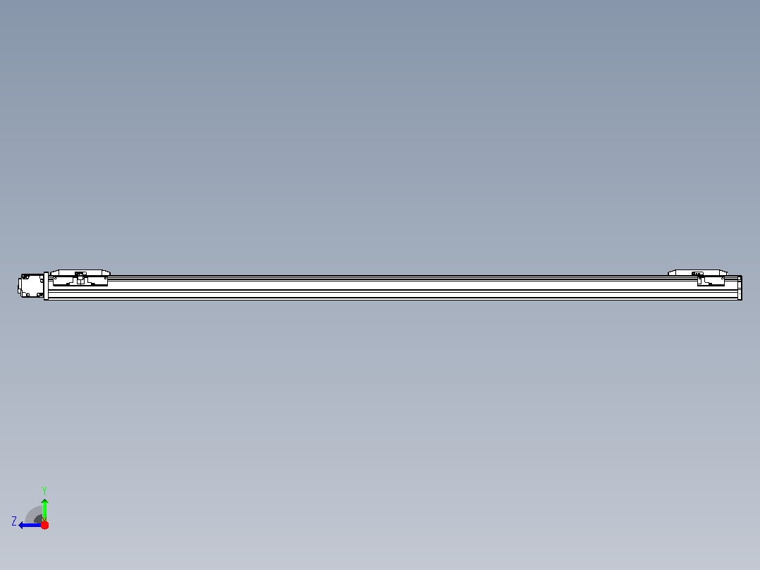 皮带直线轴双滑块型TPA-GCBS-50-P42-L525-DL-M10-N3右视图