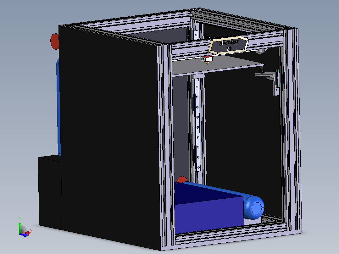 hydrogen3d打印机主视图