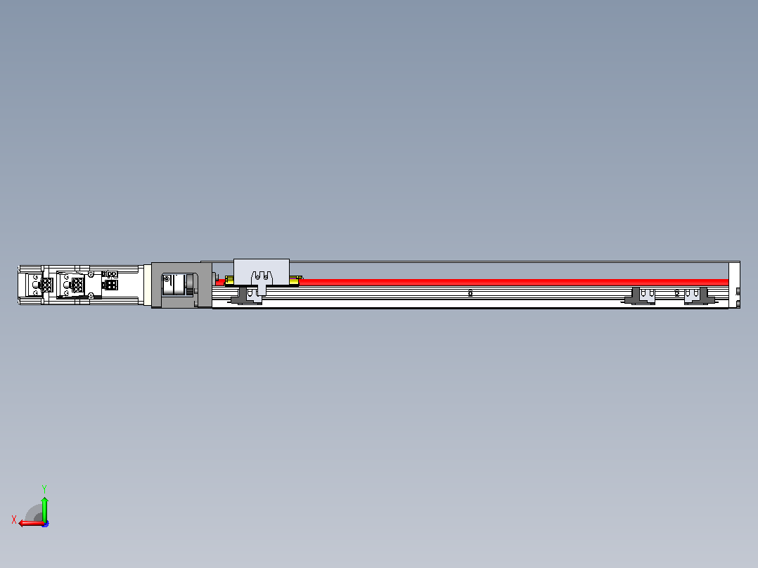KK模组KK60-500A1-F0 行程408mm后视图