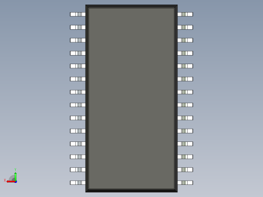 106x SOIC 封装（小外形集成电路）SOIC127P1199X264-28N后视缩略图