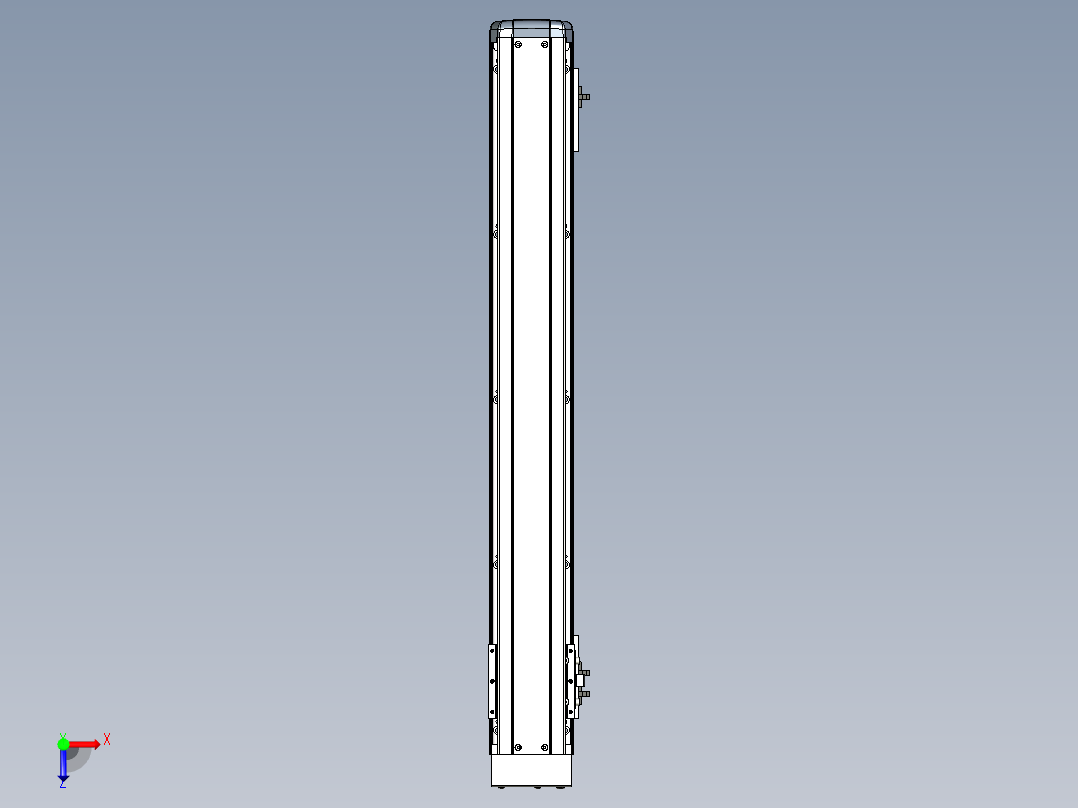 Toyo东佑达直线模组-ETH10-700-BM-200W+煞車俯视图