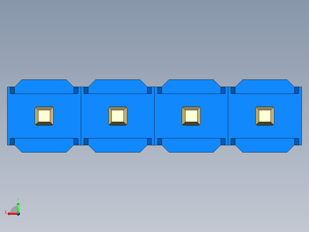 彩色公头100mil（2.54mm）系列-DS1021_blue_1x04p_100mil_Type43_rev1.0后视图