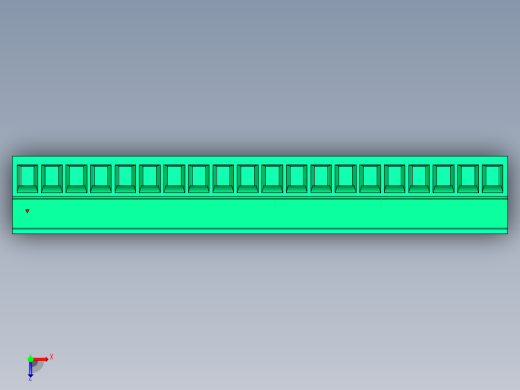 DEGSON 15EDG 系列 3.5mm 插拔式接线端子 FullPack-15EDGK-3.5-20P-14-00AH俯视缩略图