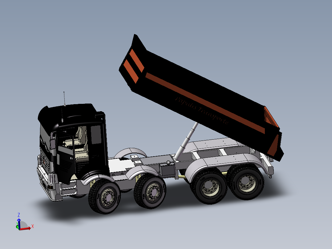 18.自卸卡车 3d模型图纸