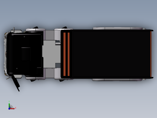 18.自卸卡车 3d模型图纸前视缩略图
