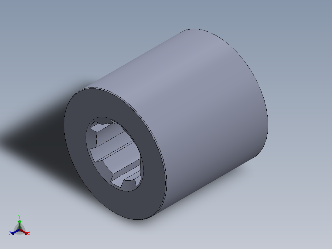 SPL 26x32x60x60 - 6.SLDPRT正等轴测图