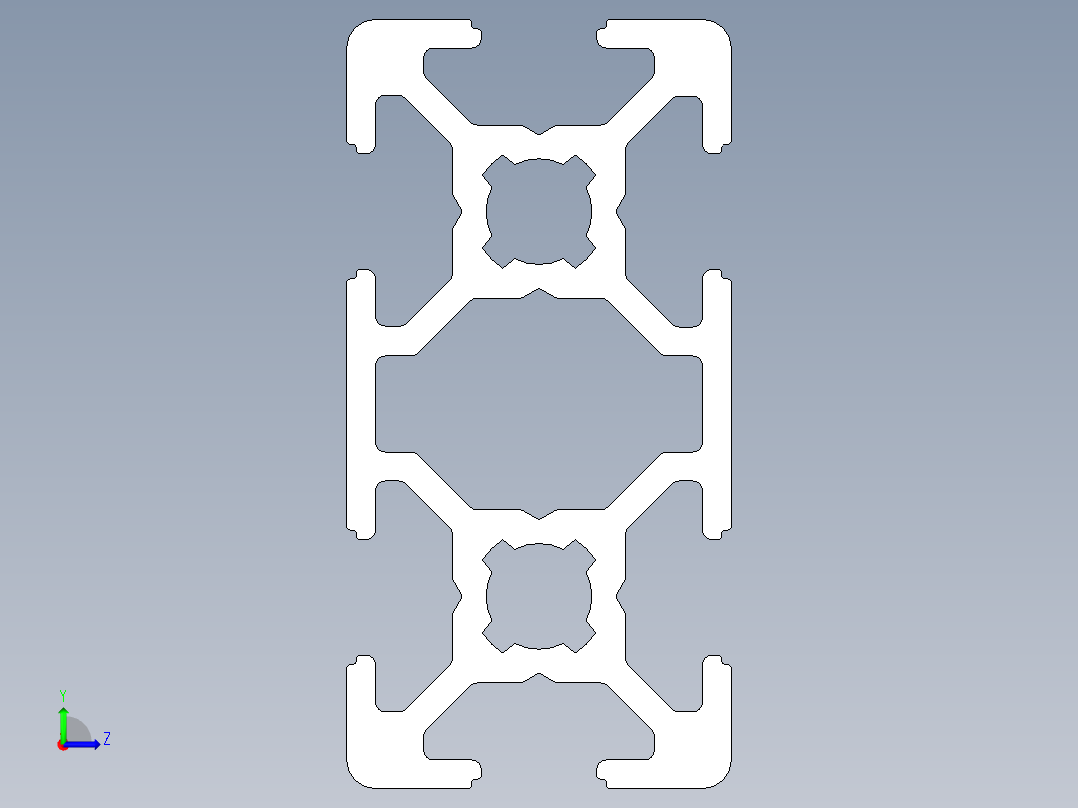 型材-BR 20X40 KJN992891.STEP左视图