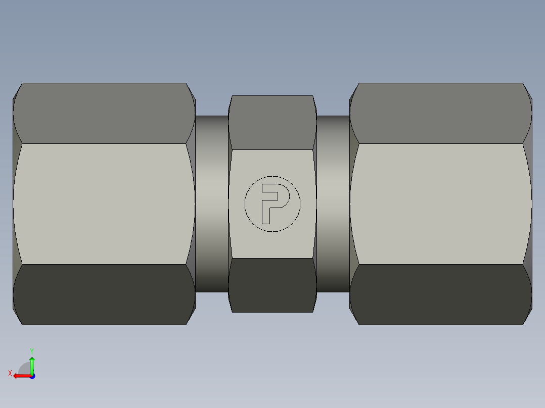 卡套式工业通用硬管接头EO Union G08ZS71后视图