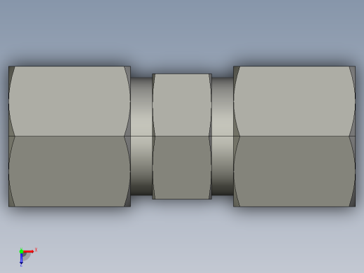 卡套式工业通用硬管接头EO Union G08ZS71俯视缩略图